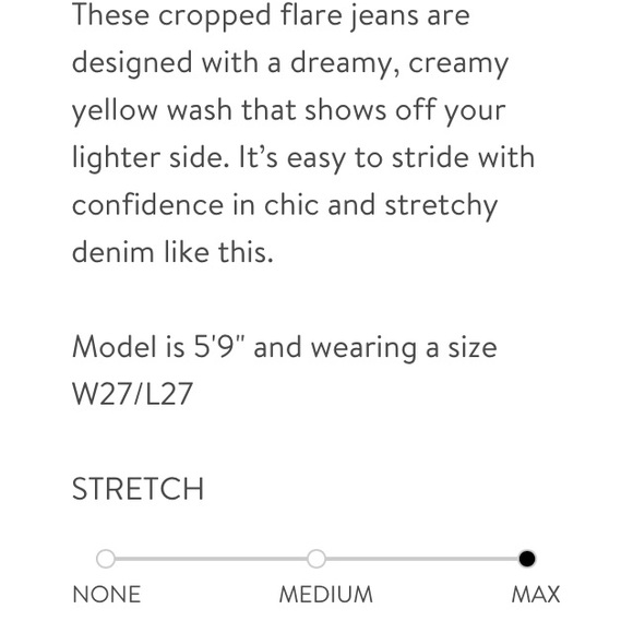 Mavi Anika Carmel Cream La Vintage High waisted crop flare jeans - Picture 14 of 16